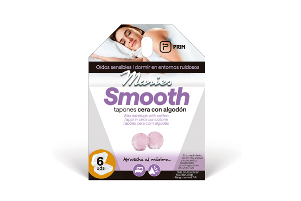 Alternative view of 6. Tapones SMOOTH Cera - Antiruidos (Cajas de 6 unidades)