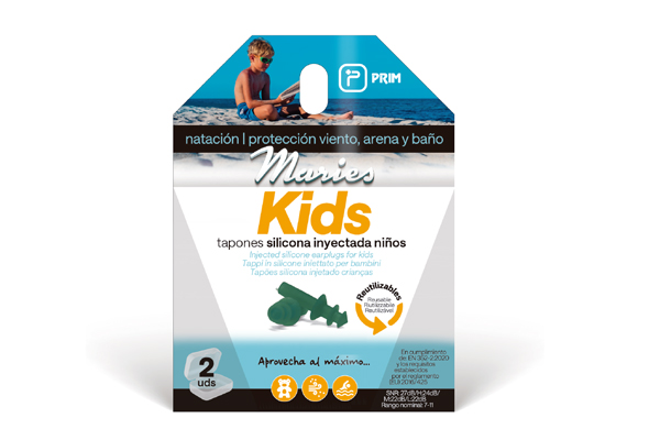 Alternative view of Tapones Kids silicona - Agua-Viento