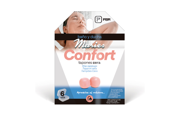 Alternative view of Tapones Confort - Cera - Agua