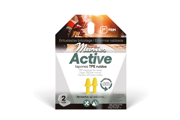 Alternative view of Tapones Active - TPE - Ruido