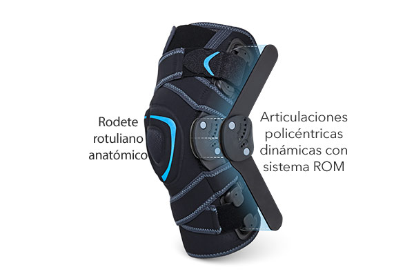 Alternative view of Rodillera con articulación ROM ATX730 Airtexpro