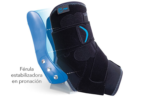 Alternative view of Tobillera con férula y cinchas ATX830 Airtexpro